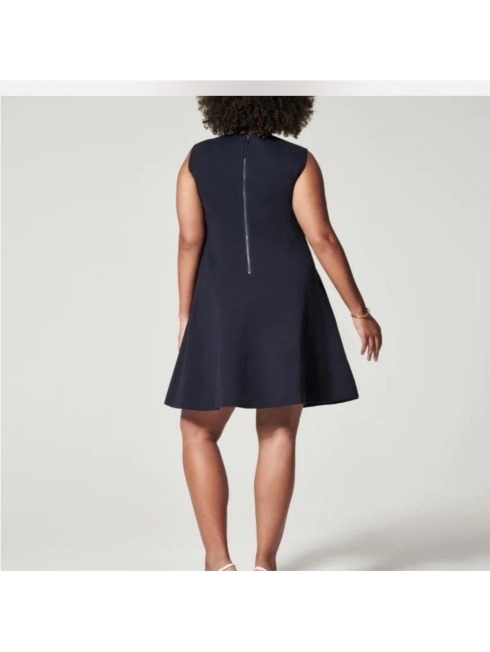 NWT SPANX The Perfect Fit & Flare Dress in Classic Black Women’s size 1X 20381R - Picture 14 of 15